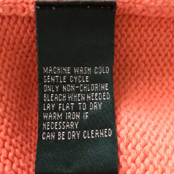 ORANGE TURTLE NECK SWEATER LAUREN (Ralph Lauren ) - Picture 5 of 5